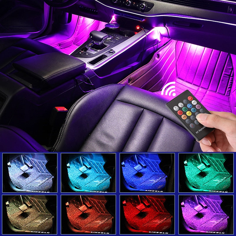 Auto LED sisevalgustus