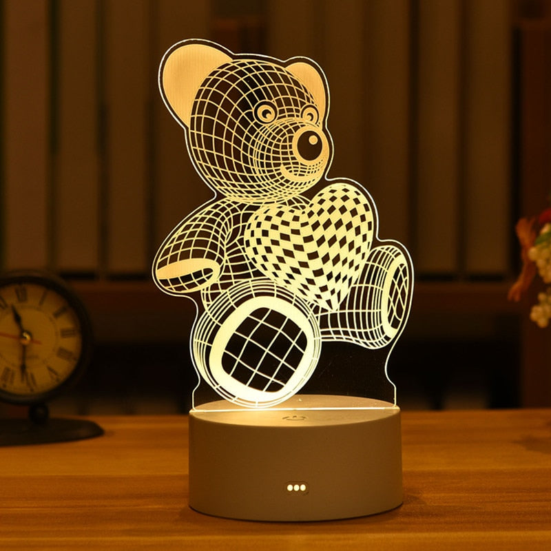 Kaunis 3D lamp